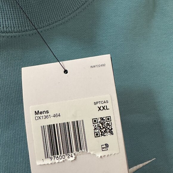 Nike Nikelab Solo Swoosh Men's Fleece Heavyweight Sweatshirt DX1361-464 Mens - Picture 13 of 15